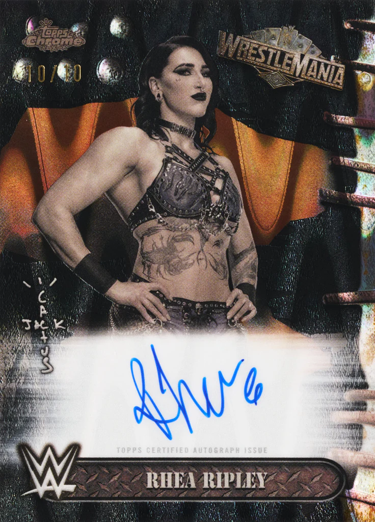 2025 TOPPS CHROME WWE CACTUS JACK X WRESTLEMANIA BOX - Image 3