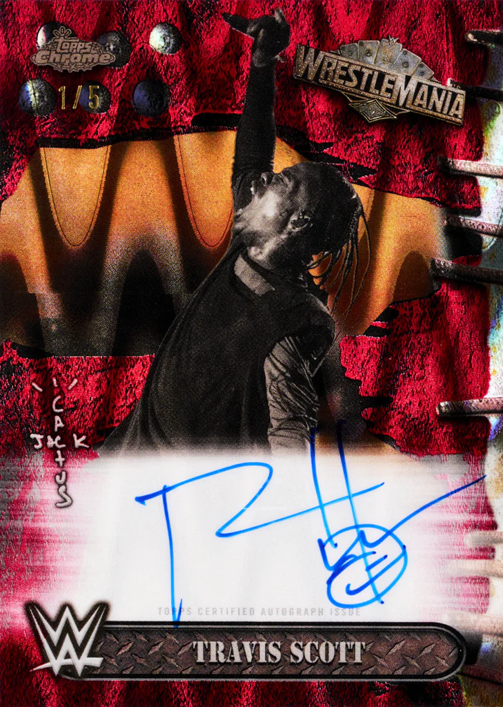 2025 TOPPS CHROME WWE CACTUS JACK X WRESTLEMANIA BOX - Image 4