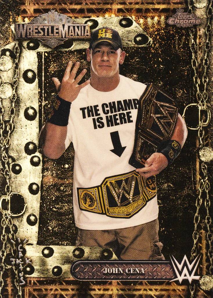 2025 TOPPS CHROME WWE CACTUS JACK X WRESTLEMANIA BOX - Image 5