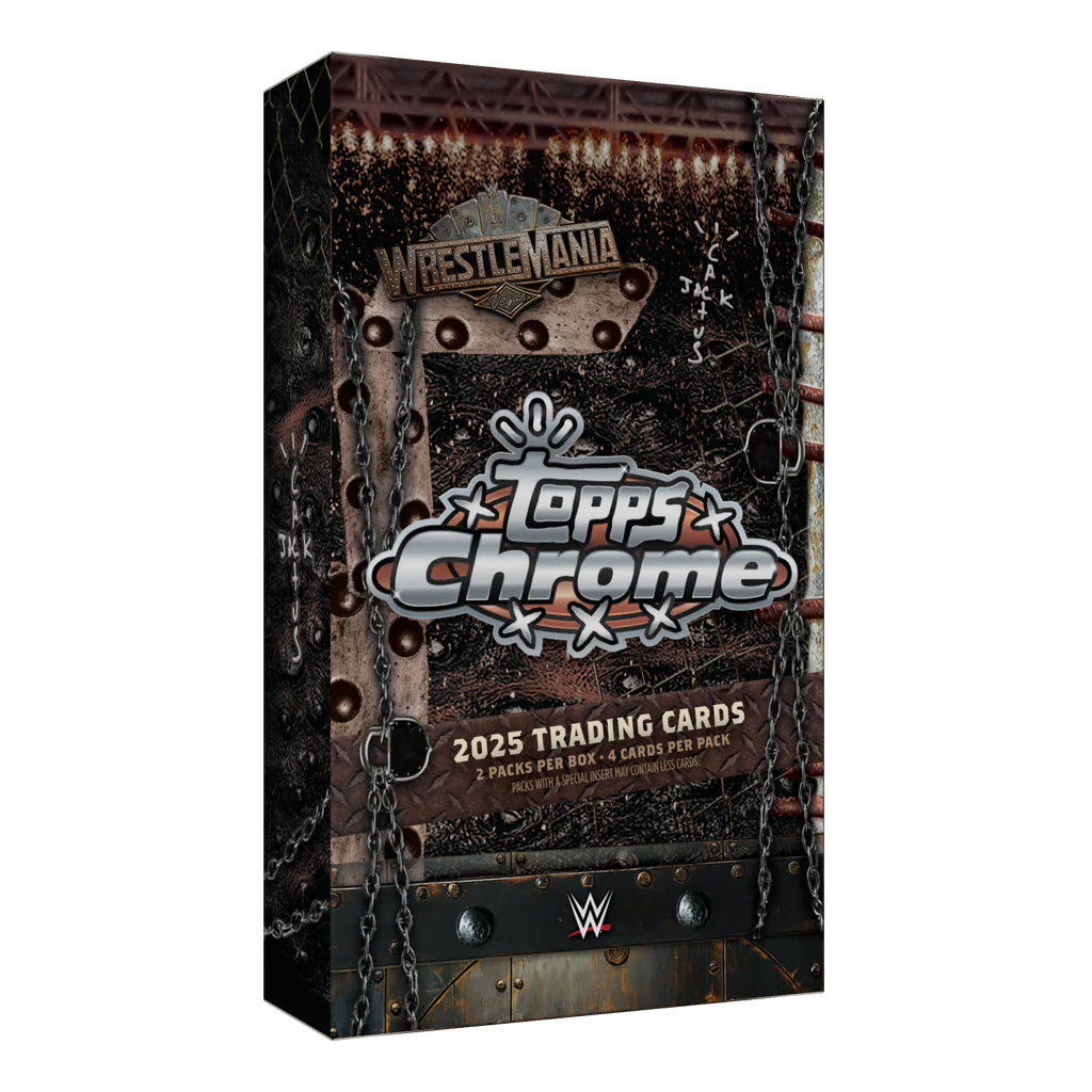 2025 TOPPS CHROME WWE CACTUS JACK X WRESTLEMANIA BOX