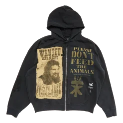 CJ X WWE DOUBLE CACTUS JACK ZIP HOODIE (“CACTUS JACK” MICK FOLEY)