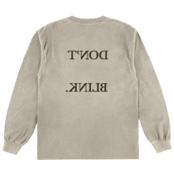 Alternative view of DON’T BLINK LONG SLEEVE