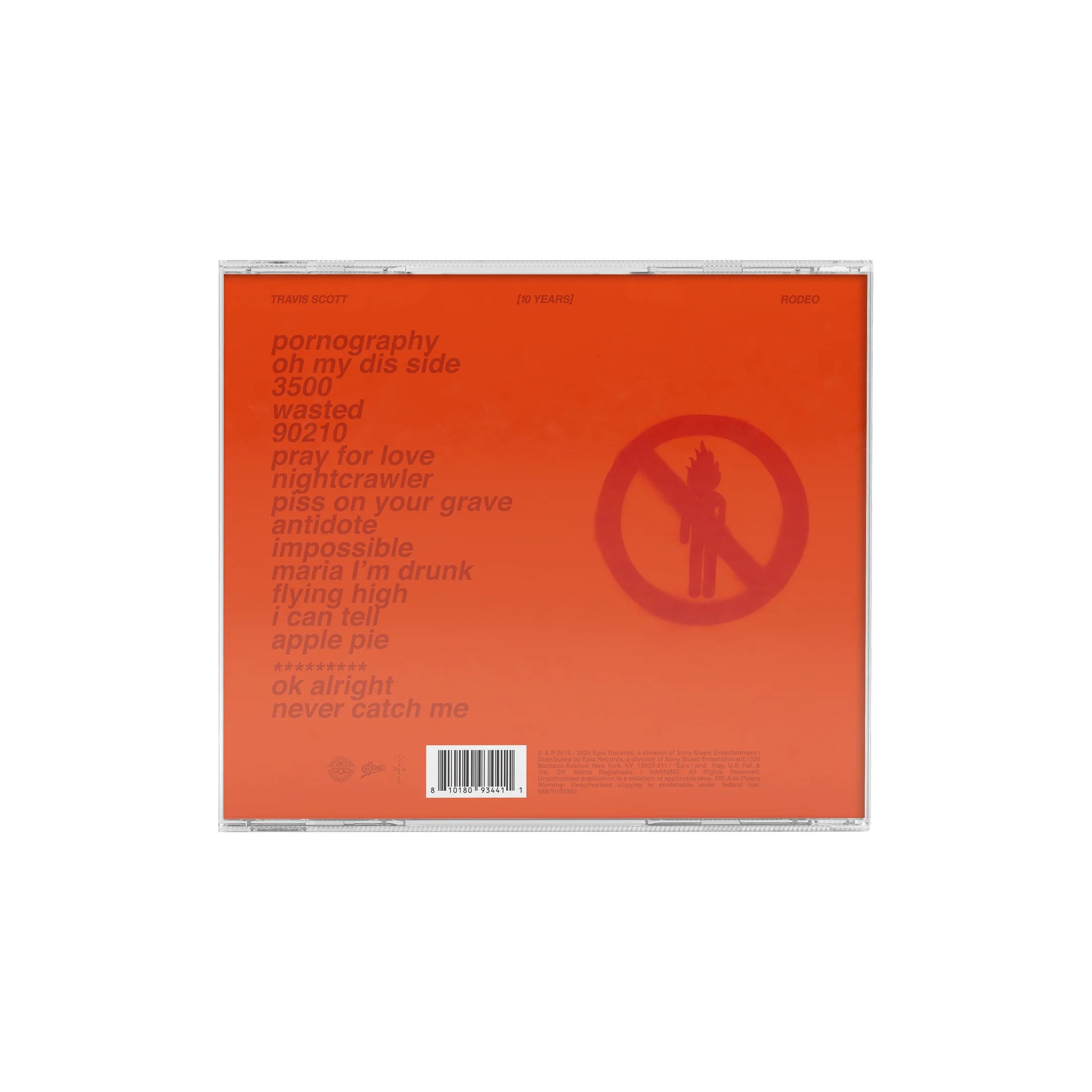 RODEO 10 YEARS JEWEL CASE CD - Image 2