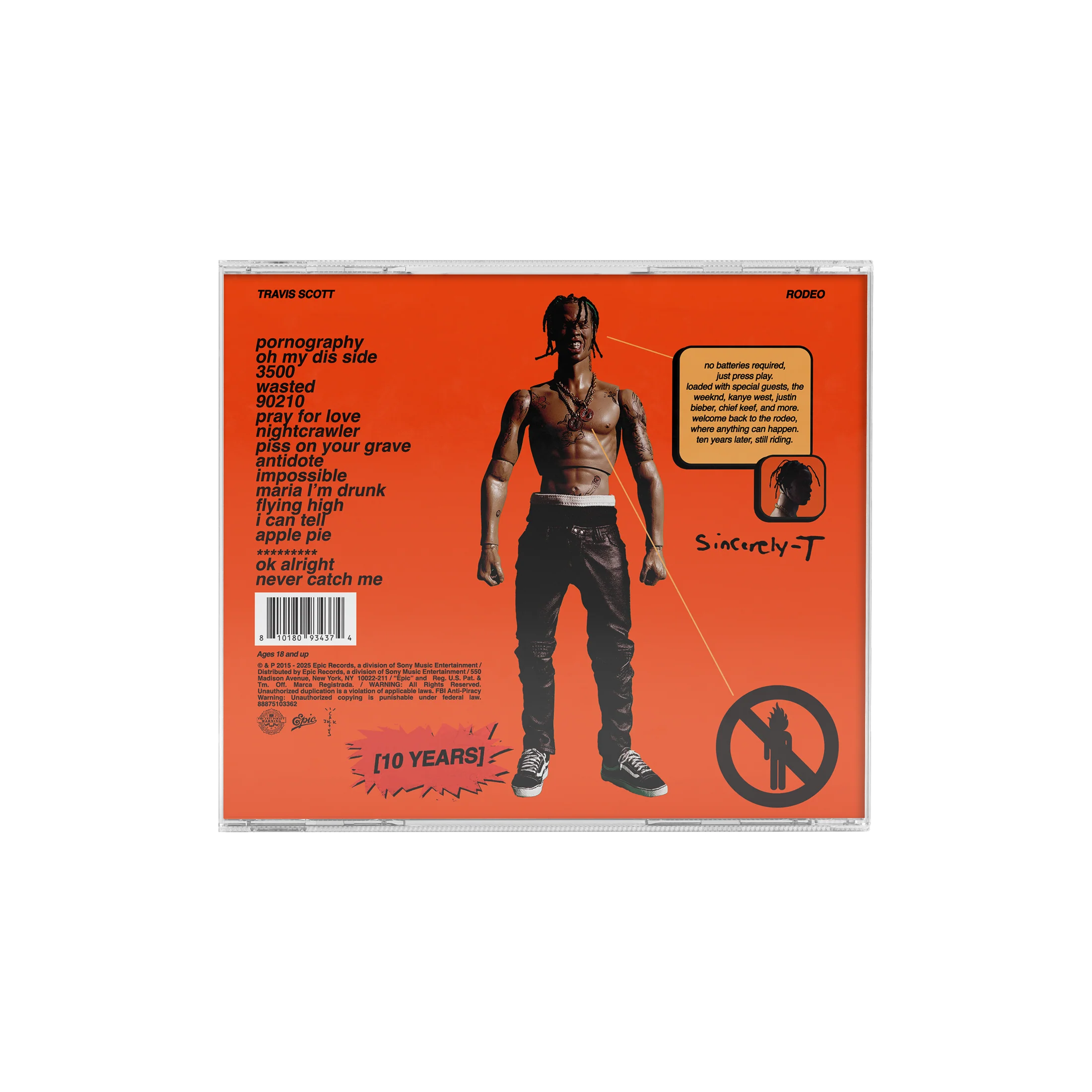 RODEO 10 YEARS DELUXE JEWEL CASE CD - Image 2