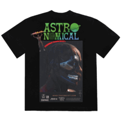 TRAVIS SCOTT SICKO EVENT II T-SHIRT BLACK