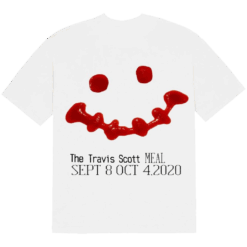 TRAVIS SCOTT X CPFM 4 CJ KETCHUP T-SHIRT WHITE