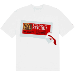 Alternative view of TRAVIS SCOTT X CPFM 4 CJ KETCHUP T-SHIRT WHITE